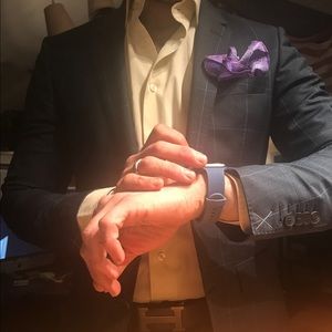 TAILORED HUGO BOSS 36R 2 piece suit Rare cut